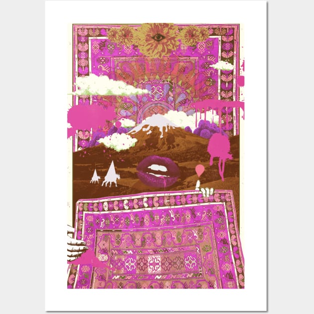 MORNING PSYCHEDELIA (pink) Wall Art by Showdeer